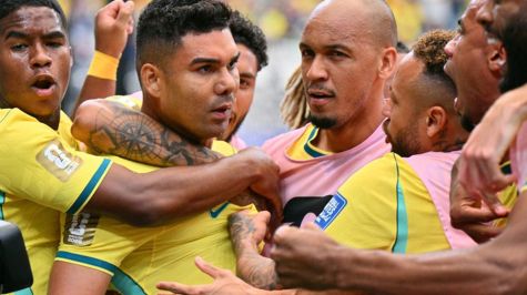 Casemiro empata el encuentro. EFE