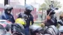 La movilización, que busca visibilizar la crisis de más de 135 mil desapariciones en el país, derivó en momentos de tensión y denuncias de los manifestantes de represión por parte de las autoridades capitalinas (Foto: Especial)