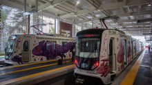 El STE habilitará un servicio especial del Tren Ligero desde Tasqueña hasta el Estadio Azteca para los aficionados que asistan al México vs Ecuador. (Foto: Cuartoscuro)