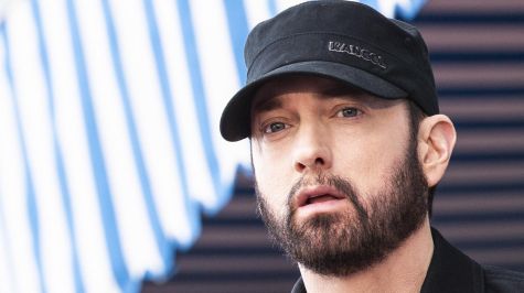 Fotografía de archivo del rapero estadounidense Eminem.  EFE/EPA/ETIENNE LAURENT
