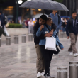 Protección Civil activó la Alerta Amarilla por lluvias fuertes y posible caída de granizo en ocho alcaldías de la Ciudad de México. (Foto: Cuartoscuro)