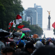 El Ángel de la Independencia será el punto con mayor despliegue de seguridad durante el partido entre México e Inglaterra. (Foto: Cuartoscuro)