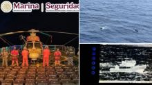 Semar asegura en Oaxaca casi 3 toneladas de presunta cocaína con valor de 652 mdp. (Gabinete de seguridad)