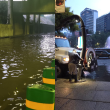 Brigadas de Segiagua atendieron encharcamientos en distintos puntos de la Ciudad de México tras las fuertes lluvias registradas este sábado. (@SEGIAGUA / @SGIRPC)