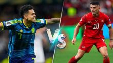 Colombia y Suiza por el último lugar en los Cuartos de Final de la Copa del Mundo. MexSport/Imagen creada con IA para ilustración