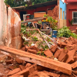 Muchas de las construcciones de la localidad colapsaron tras el doble sismo. Foto: Cortesía