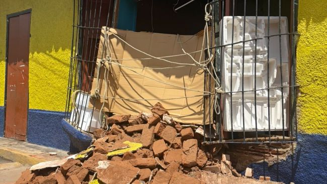 Muchas viviendas quedaron dañadas tras los dos movimientos telúricos. (Foto: Cortesía)