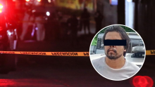 El presunto responsable, identificado como Luis Alberto "N", de 28 años, fue detenido en el lugar. De acuerdo con la policía, en el inmueble también fue asegurado un machete y la Fiscalía capitalina ya investiga el caso. (Foto: Cuartoscuro / SSC)
