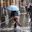 La SGIRPC activó Alerta Amarilla por lluvias fuertes y posible caída de granizo este miércoles 8 de julio en 11 alcaldías de la CDMX. (Foto: Cuartoscuro)