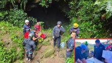 Refuerzan operativo en Cuetzalan con especialistas en buceo, espeleología y rescate vertical. (Gobierno del estados de Puebla)