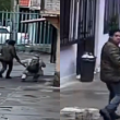 El presunto agresor fue identificado tras la difusión de un video en redes sociales y posteriormente detenido luego de ser acusado de asaltar a un transeúnte en Iztacalco. (Foto: Captura de pantalla)