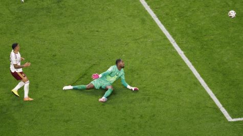 Pedro Porro marcó el segundo gol de España ante Francia. EFE