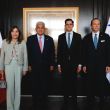 Canciller Roberto Velasco Velasco da la bienvenida a Mulino en su visita a México. (SRE)