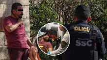 De acuerdo con los primeros reportes, la persona padece esquizofrenia y presuntamente atravesaba un brote psicótico, por lo que aceptó ser trasladada a un hospital para recibir atención médica especializada. (Foto: Cuartoscuro / SSC )