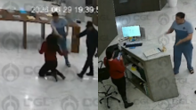 La SSC informó que ya brinda acompañamiento a la recepcionista agredida en un complejo de Santa Fe y que la Fiscalía CDMX investiga el caso. (Foto: Captura de pantalla)