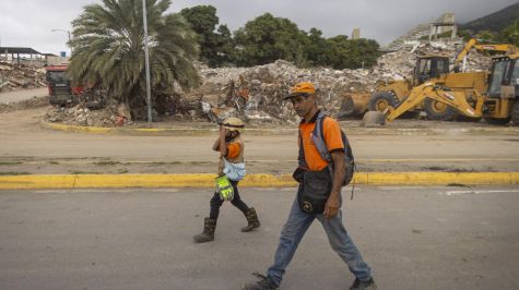 "Yo quiero ser rescatista", expresa Sebastián, quien compartió con brigadistas brasileños, chilenos y estadounidenses, así como los de México
