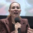 La directora operativa del MICGénero, Stephanie Goytortúa Alarcón, habla en una rueda de prensa este jueves, en la Cineteca Nacional en Ciudad de México (México). EFE/ Isaac Esquivel