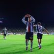 Aldo Rocha festeja su gol ante León (Foto Mexsport)
