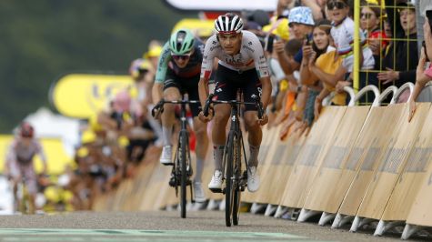 Isaac del Toro firma doblete con Pogacar en alta montaña del Tour | EFE