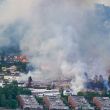 Más de 100 viviendas destruidas por un incendio en Drammen, Noruega. (EFE)