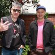 Los integrantes del grupo Plastilina Mosh, Jonás González (i) y Alejandro Rosso (d) posan al termino de una entrevista con EFE este viernes, en la Ciudad de México (México). EFE/ Mario Guzmán