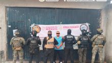 El detenido es señalado como el coordinador de las actividades delictivas de este grupo criminal en Nayarit y Tlaxcala (Foto: Especial)