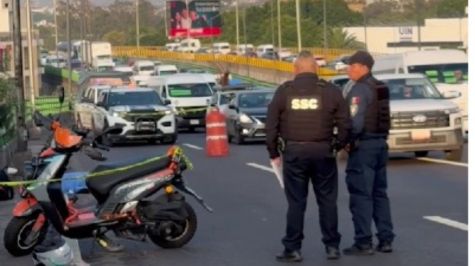 Al sitio arribaron elementos de la Secretaría de Seguridad Ciudadana (SSC) para realizar el acordonamiento preventivo y resguardar la zona en espera de las diligencias correspondientes (Foto: NMás)