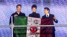 Destin Daniel, Zendaya y Tom Holland llegaron a CDMX para promocionar 'Spider-Man: Brand New Day' (Foto: Brandon Díaz de León)