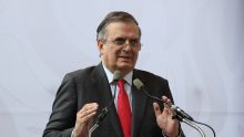 Marcelo Ebrard Casaubon, titular de la Secretaría de Economía, dio la bienvenida a las delegaciones y "expresó su confianza en que las conversaciones serán fructíferas (Foto: Cuartoscuro)