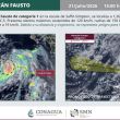 Durante la noche del lunes y la madrugada de este martes 21 de julio, el fenómeno cobró fuerza rápidamente, pasando de tormenta tropical a huracán mientras se desplaza sobre aguas abiertas (Foto: Especial)