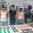 Los detenidos y los objetos asegurados quedaron a disposición de las autoridades competentes para determinar su situación jurídica (Foto: Especial) Los detenidos y los objetos asegurados quedaron a disposición de las autoridades competentes para determinar su situación jurídica (Foto: Especial)