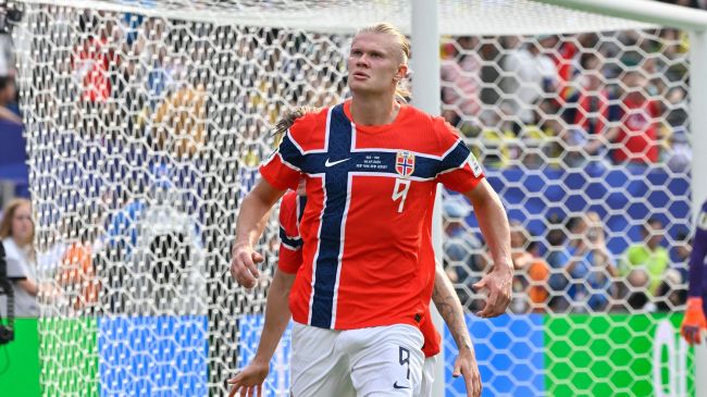 Erling Haaland, delantero de Noruega. MexSport