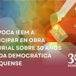 Prepara IEEM obra editorial por 30 aniversario.