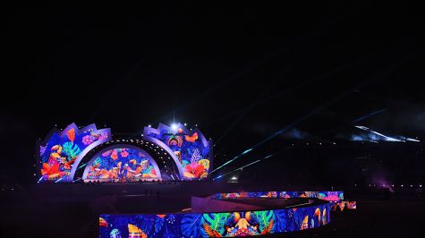 Imágenes llenas de colorido en la ceremonia inaugural