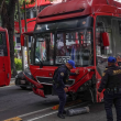 Metrobús aseguró que el automóvil realizó una vuelta a la izquierda prohibida e invadió el carril exclusivo; la unidad fue desalojada tras el impacto. (Foto: Cuartoscuro) Metrobús aseguró que el automóvil realizó una vuelta a la izquierda prohibida e invadió el carril exclusivo; la unidad fue desalojada tras el impacto. (Foto: Cuartoscuro)
