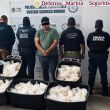 Aseguran 200 kilos de metanfetamina valuada en más de 50 mdp; hay un detenido. (Gabinete de Seguridad)