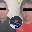 Durante la inspección, los oficiales aseguraron un arma de fuego tipo pluma, cuatro cartuchos útiles, un cartucho percutido y 25 envoltorios con una sustancia sólida de color blanco con características similares a la cocaína. (Foto: SSC) Durante la inspección, los oficiales aseguraron un arma de fuego tipo pluma, cuatro cartuchos útiles, un cartucho percutido y 25 envoltorios con una sustancia sólida de color blanco con características similares a la cocaína. (Foto: SSC)
