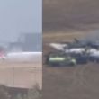 Piloto sobrevive tras desplome de un caza F 35B en California. (capturas de pantalla tomadas de redes sociales) Piloto sobrevive tras desplome de un caza F 35B en California. (capturas de pantalla tomadas de redes sociales)