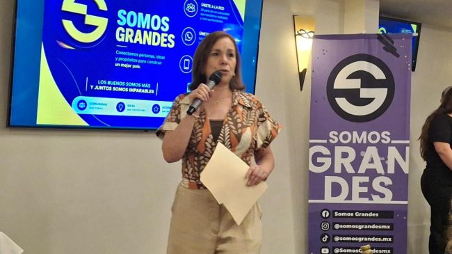 Fernanda Rivera presentó la iniciativa Somos Grandes