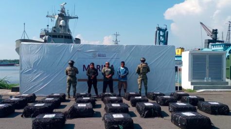 La mayor parte del decomiso ocurrió en aguas del Océano Pacífico a través de dos intervenciones principales (Foto: Especial) La mayor parte del decomiso ocurrió en aguas del Océano Pacífico a través de dos intervenciones principales (Foto: Especial)