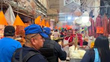 El incidente ocurrió anoche mientras el hombre realizaba labores de mantenimiento en el sistema de drenaje profundo del centro de abasto (Foto: Especial)