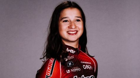 Romina Hinojosa, primera ciclista mexicana en el Tour de Francia Femenino. X: @LottoIntermarch