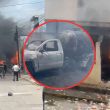 Seis personas resultan lesionadas por explosión de pipa de gas en Cuernavaca. (Capturas de pantalla tomadas de redes sociales)