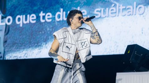 CA7RIEL & Paco Amoroso en CDMX presentando 'FREE SPIRITS (Foto: Brandon Díaz de León)