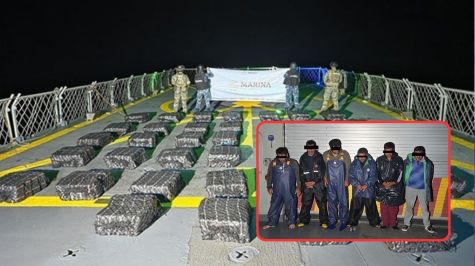 Aseguran más de una tonelada de cocaína y detienen a seis al sur de Acapulco. (Semar)