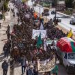 La protesta, que recorrió más de 10 kilómetros, congregó a habitantes de las regiones de Chilón, Sitalá, Bachajón, Jetha' y Ahlan Sac Hun (Foto: EFE)