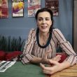 La escritora italo-mexicana Claudia Marcucetti, habla durante una entrevista con EFE este sábado en Ciudad de México (México). EFE/José Méndez