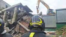 El inmueble colapsó durante trabajos de demolición en la colonia Escandón II Sección; 15 trabajadores fueron contabilizados y ninguno resultó lesionado. (Foto: @Bomberos_CDMX)