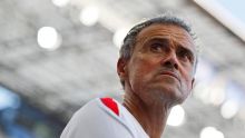 Luis Enrique no da declaraciones sobre Ferran Torres. EFE