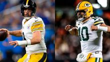 Aaron Rodgers regresa con Steelers a Green Bay (Foto: steelers.com / packers.com)